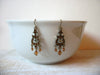 Vintage Rhinestone Chandelier Earrings 61520