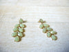 Retro Pale Mint Glitter Earrings 61020