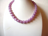 Vintage Moon Glow Lilac Lavender Necklace 61920