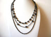 Vintage Dark Metal Necklace 60920