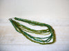 Vintage Green Glass Beads Necklace 62020