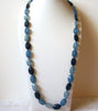 Vintage Blue Beads Necklace 61720