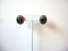 Vintage Two Tone Cat Eyes Earrings 61620