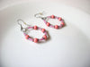 Hand Made Pink Coral Bohemian Dangle Earrings 121920