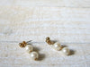 Vintage Faux Pearl Earrings 61020