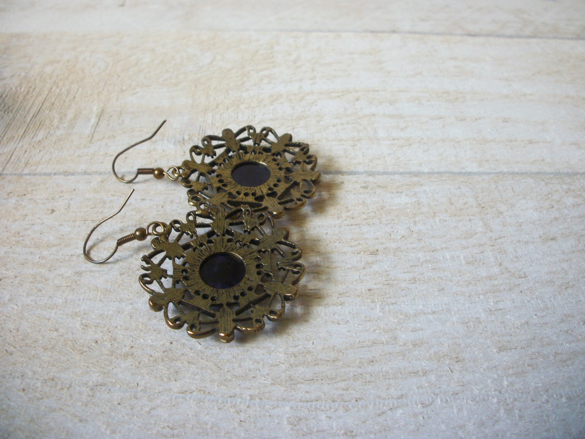 Retro Purple Pink Earrings 61020