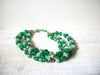 JAPAN 1950 Green Glass Necklace 62820