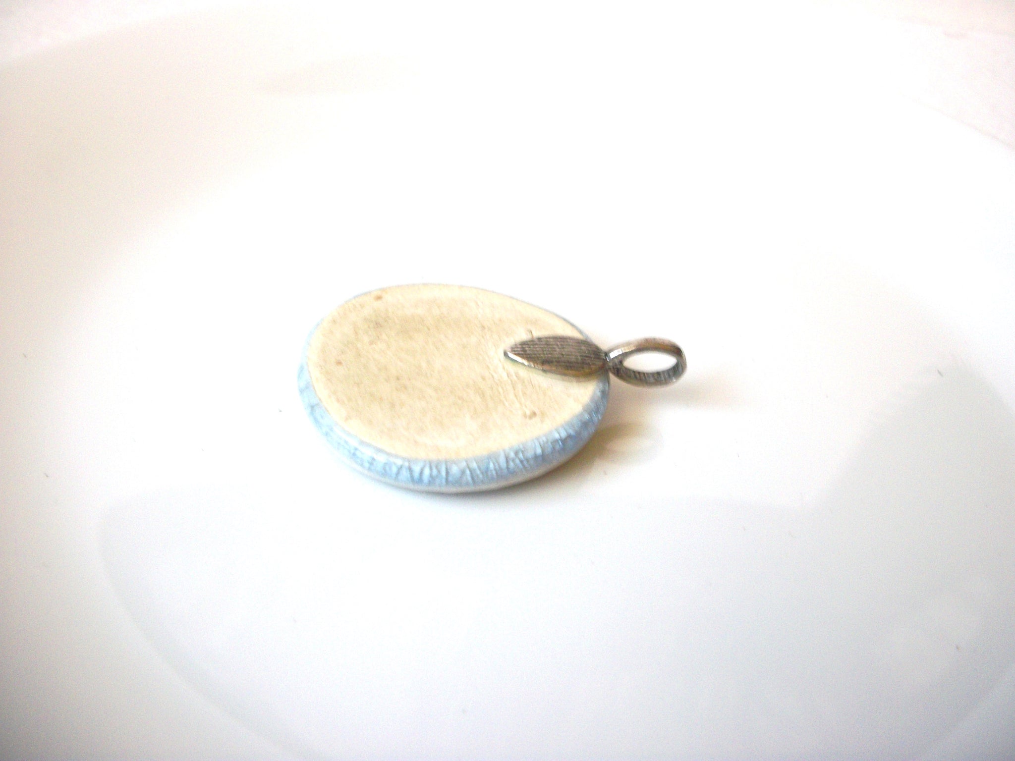 Hand Made Glazed Pottery Pendant 121720