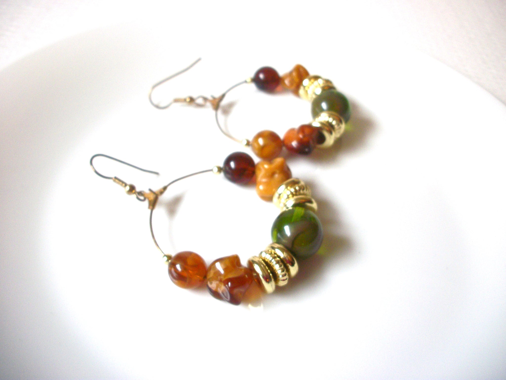 Hand Made Colorful Lucite Acrylic Bohemian Dangle Earrings 121920