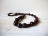 Retro Dark Mahagany Brown Necklace 62520