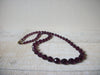 Vintage Light Plum Czech Glass Necklace 61020
