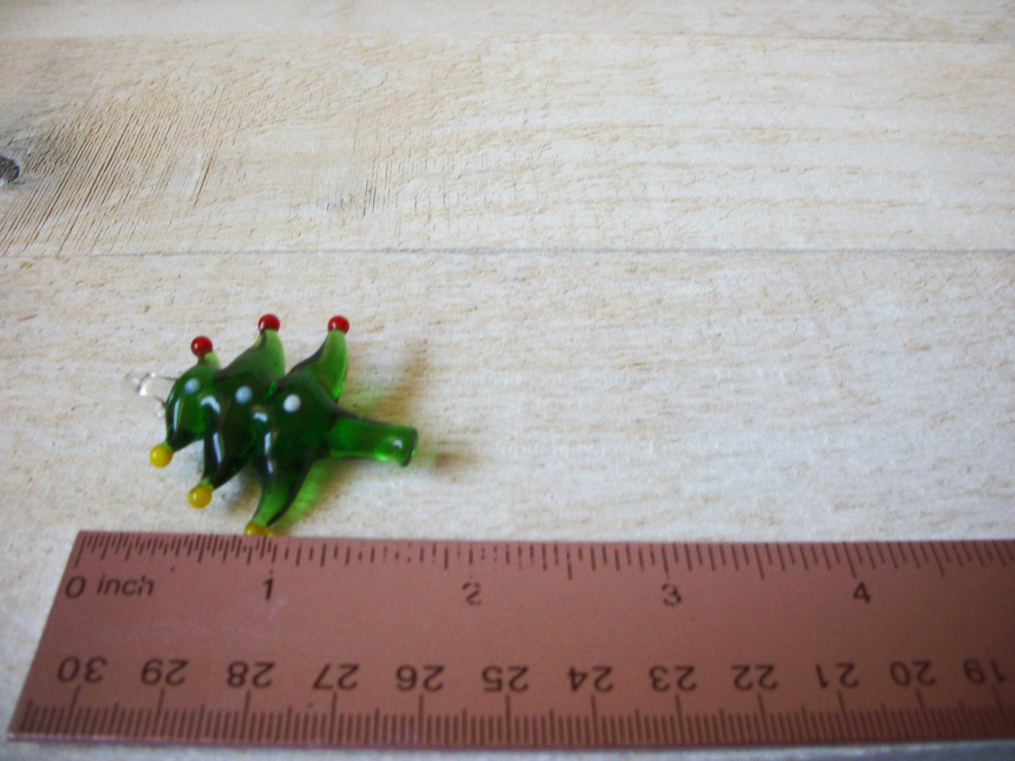 Hand Made Murano Glass Christmas Tree Pendant 61720