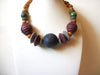 Bohemian Wood Shorter Length Necklace 61820