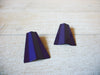 Larger Purple Retro Earrings 61520