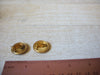 Retro Gold Coral Pink Earrings 61620
