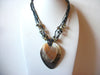 Vintage Paua Shell Abalone Necklace 61120