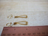 Vintage Frosted Glass Earrings