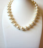 Vintage Glass Pearl Necklace 61420