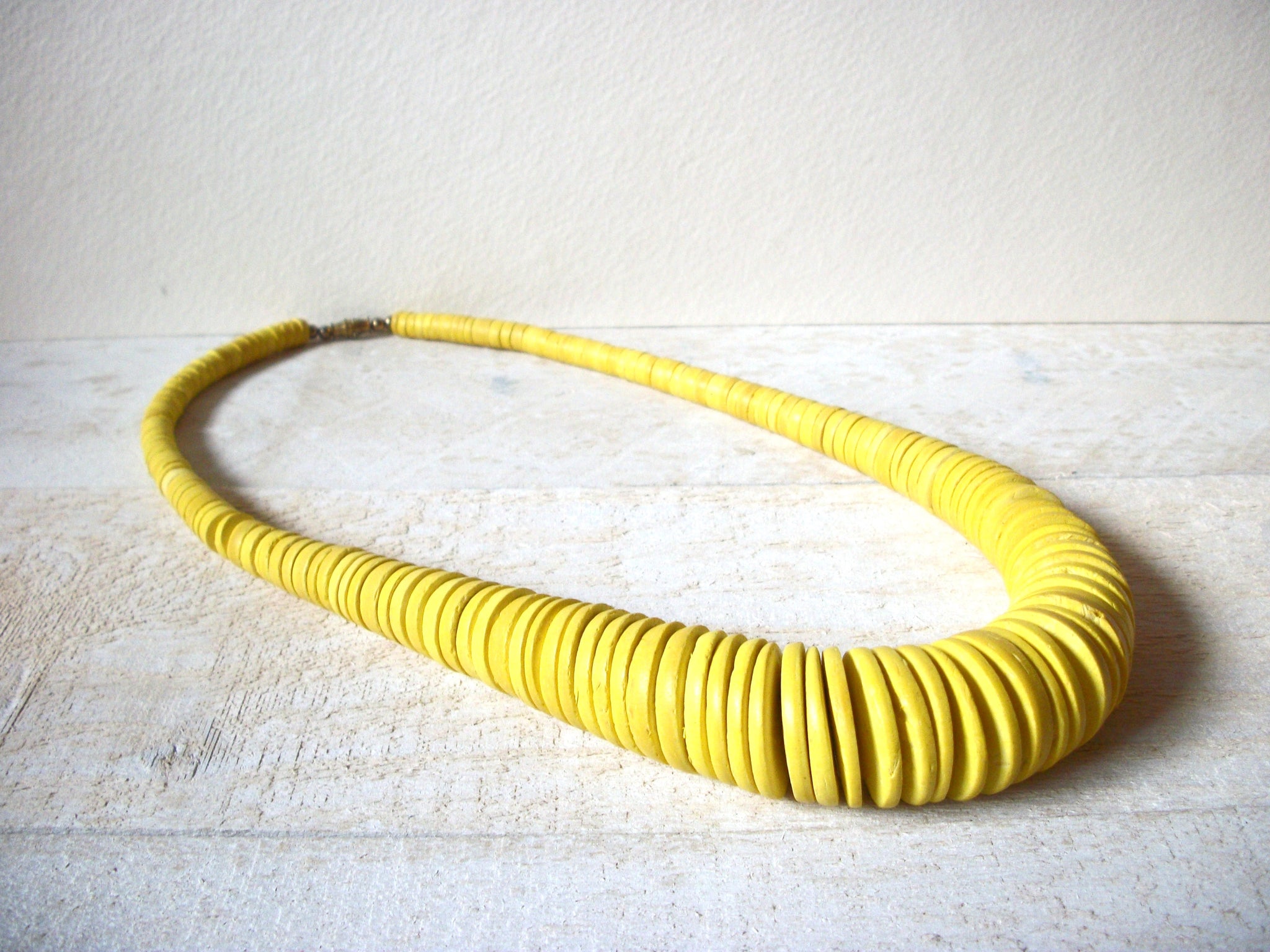 African Yellow Wood Necklace 70120