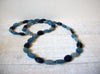 Vintage Blue Beads Necklace 61720