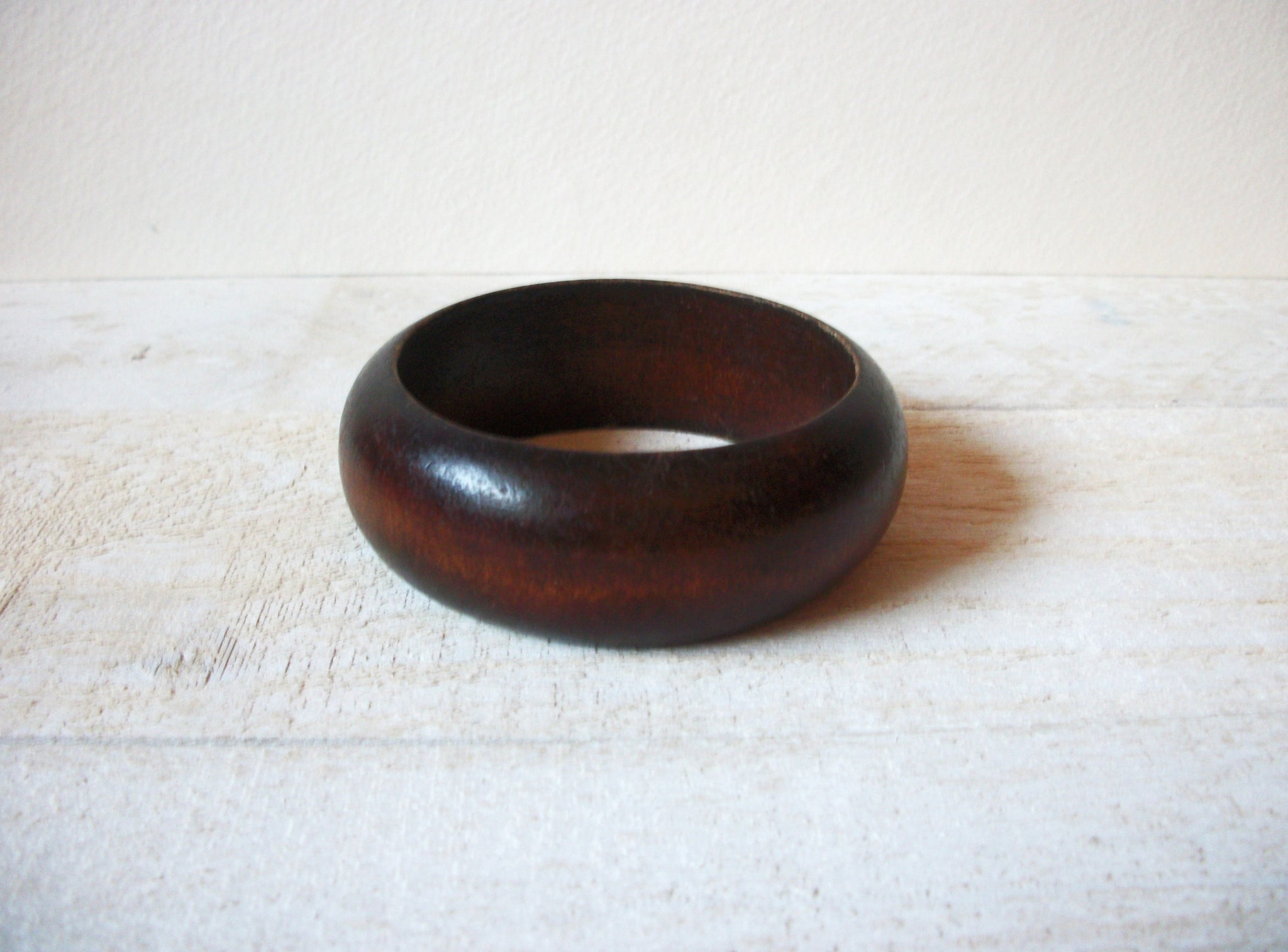 African Dark Wood Bangle Bracelet 70120