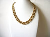 Vintage Gold Toned Links Necklace 61020