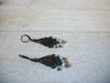 Vintage Gun Metal Pearl Earrings 61520
