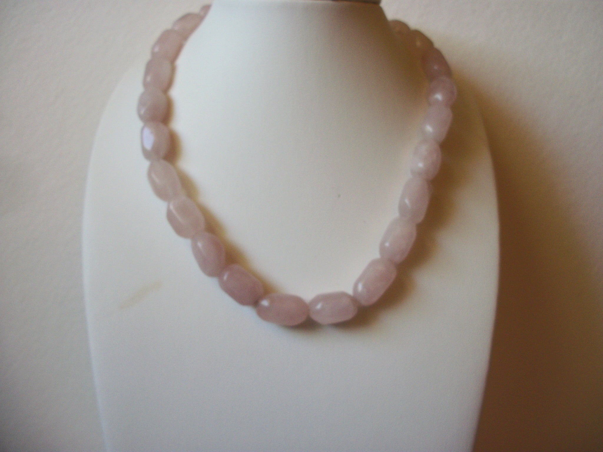 Vintage Rose Quartz Necklace 61420