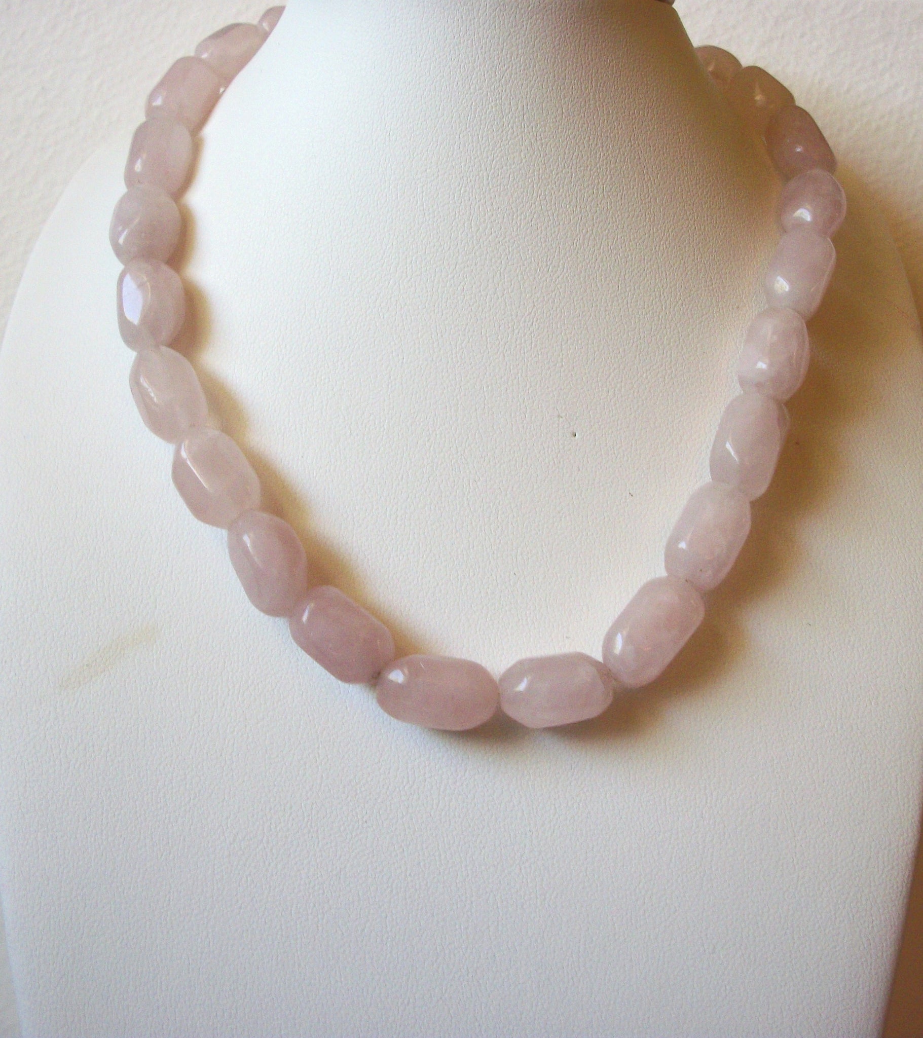 Vintage Rose Quartz Necklace 61420
