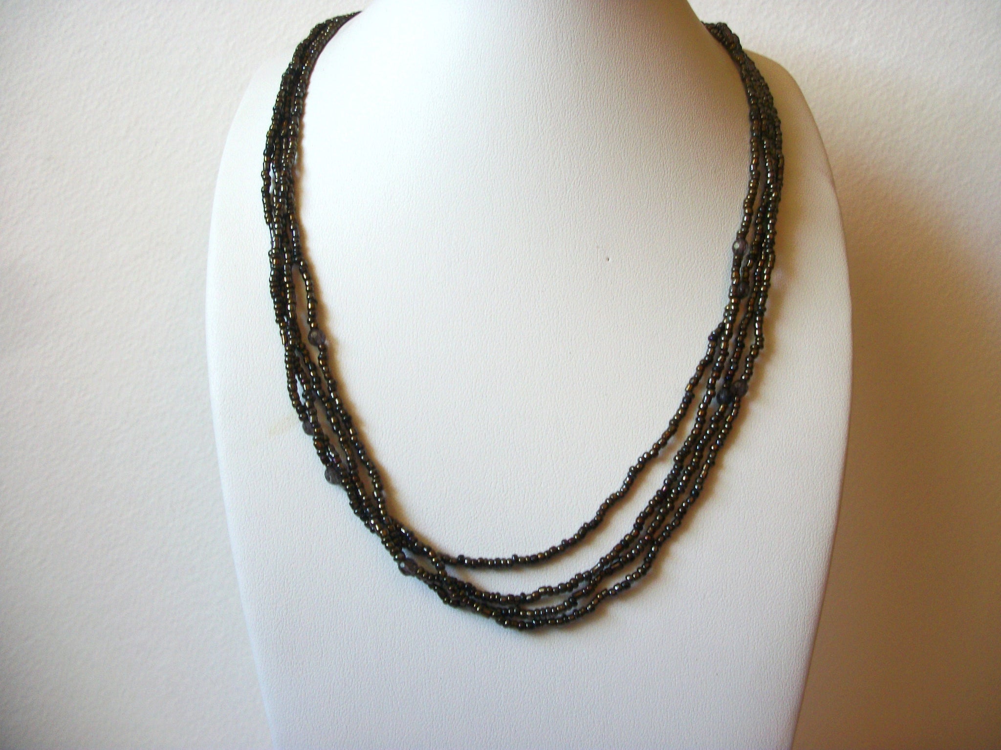 Retro Glass Beads Necklace 61420