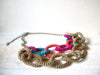Retro 1970s Colorful Coil Necklace 62820