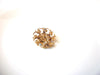 Vintage Clear Rhinestones Black Flower Brooch Pin 121720