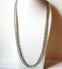 Retro Gold Blue Link Necklace 62220