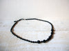 Dainty Black Czech Glass Necklace 61120
