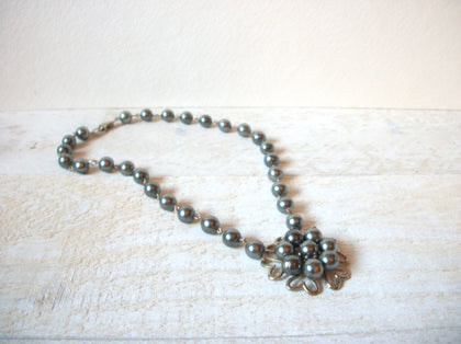 Retro Silver Toned Necklace 63020