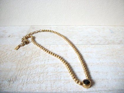 1928 Company Black Gold Necklace 62120