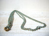 Retro Gold Blue Link Necklace 62220