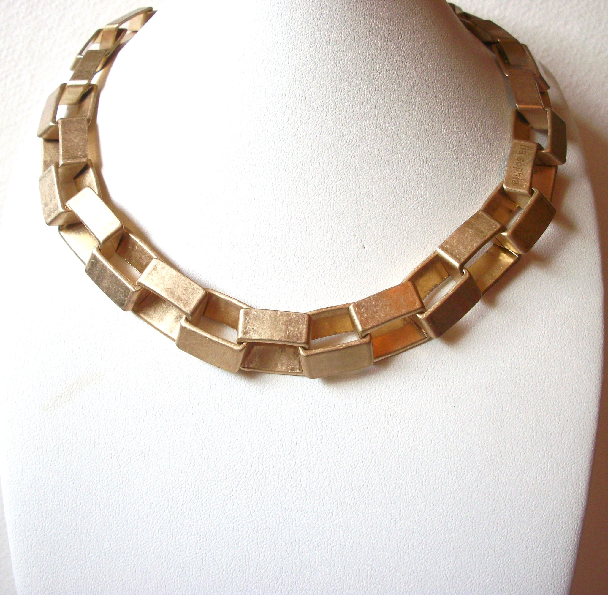 Retro LIA SOPHIA Gold Toned Necklace 62220