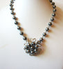 Retro Silver Toned Necklace 63020