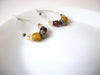 Vintage Czech Glass Earrings 71218T
