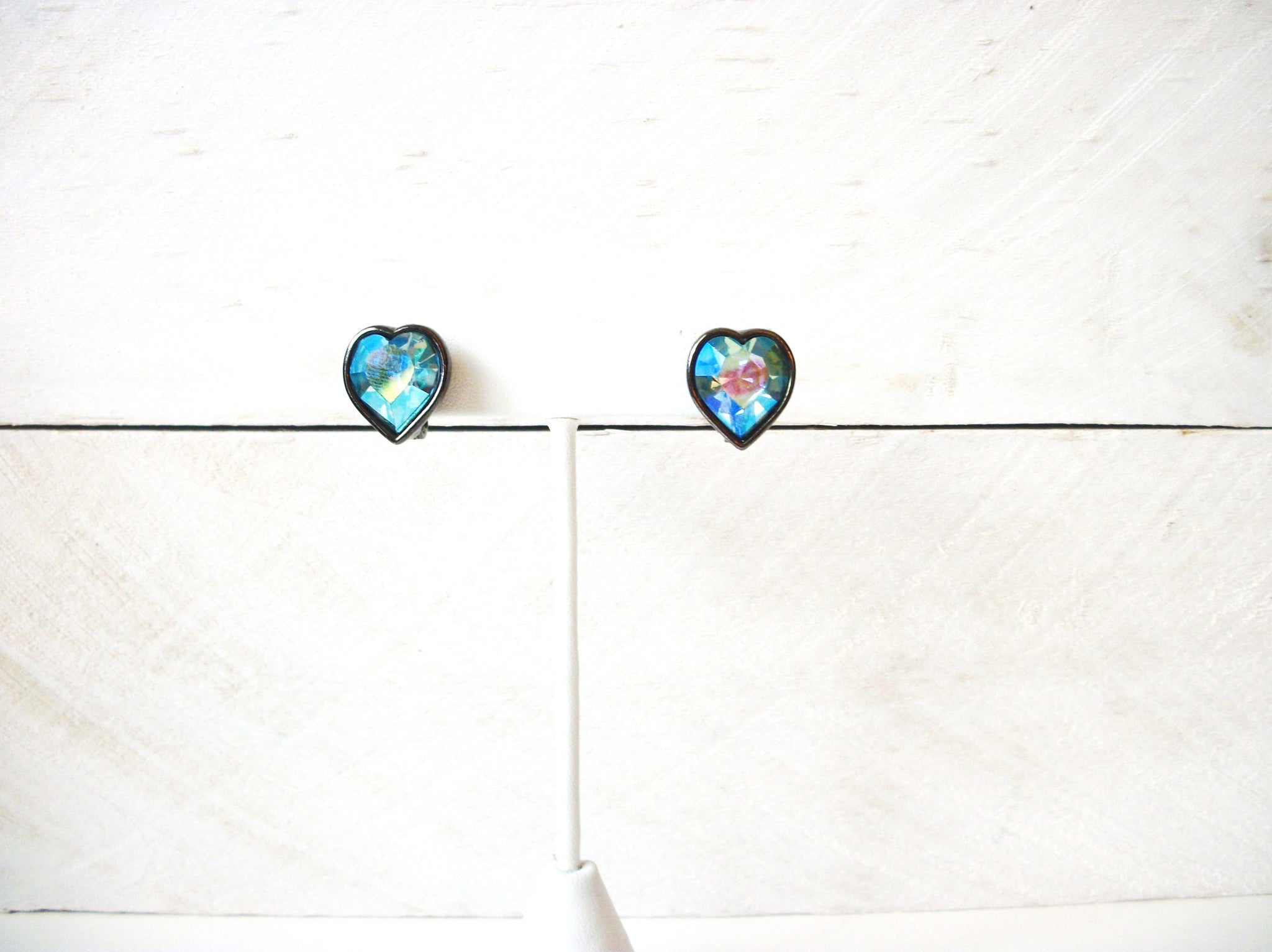 YVES Saint Laurent Earrings, Iridescent Crystals Clip On Earrings 71218T