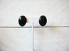 Retro 1970s Black Earrings 70720