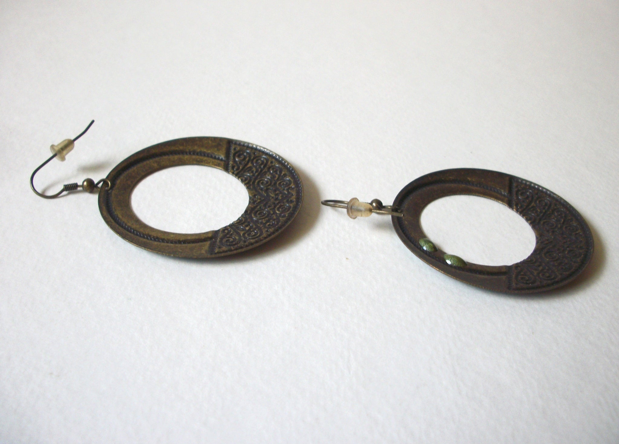 BOHO Bohemian Olive Bronze Earrings 70820