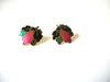 Vintage 1960s Cloisonne Earrings 70820