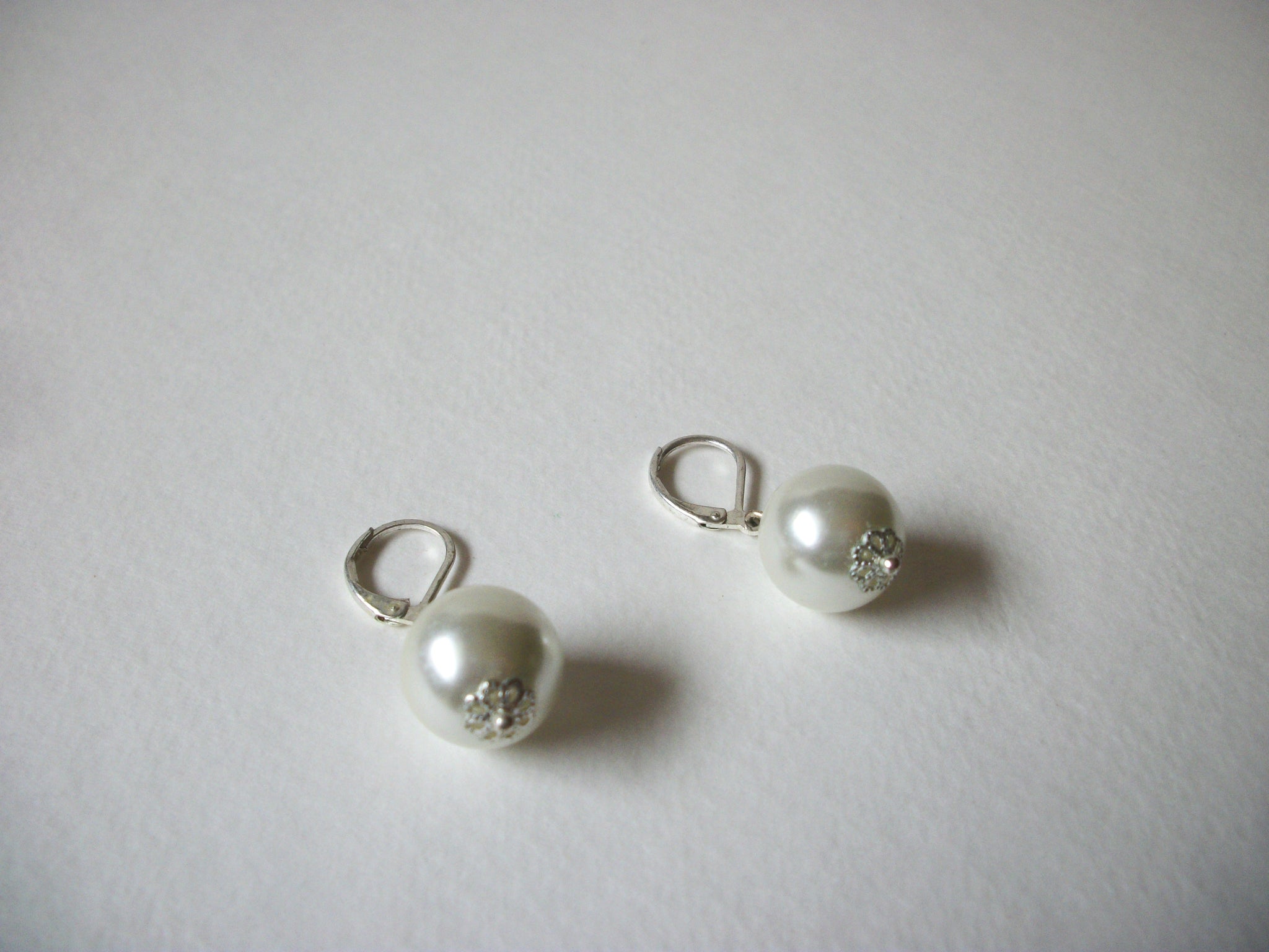 Vintage Faux Pearl Earrings 70820
