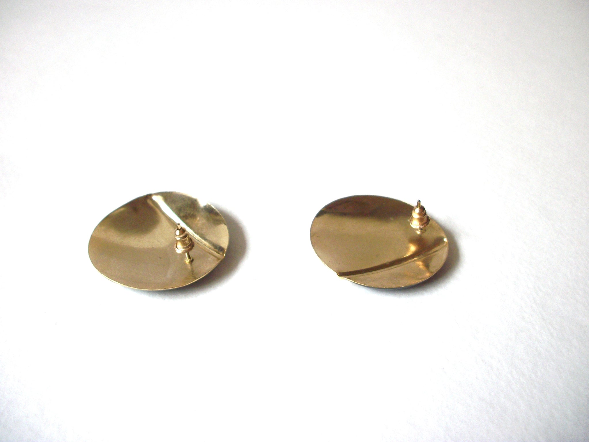 1970s Retro Sage Earrings 70820