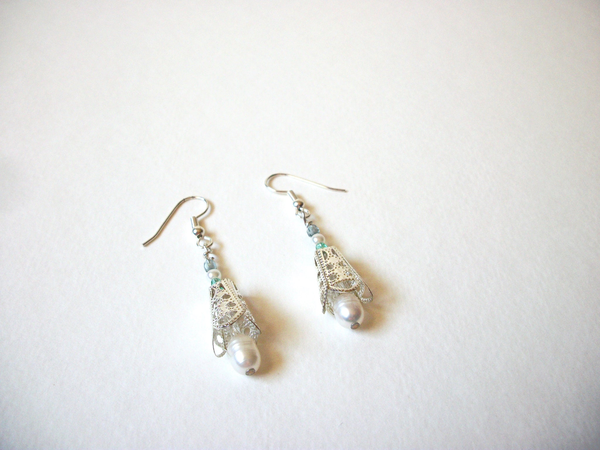 Bohemian Glass Pearl Earrings 71020