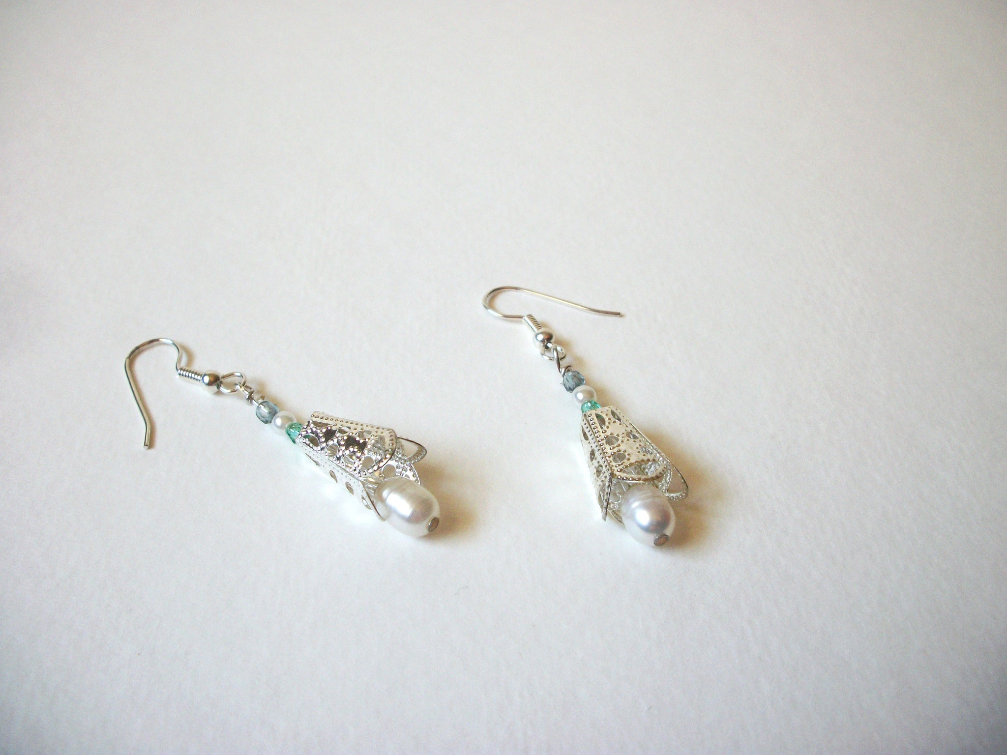 Bohemian Glass Pearl Earrings 71020