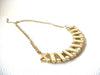 Retro Gold Green Bar Statement Necklace 101020