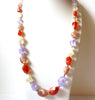 Retro Colorful Lucite Necklace 101020